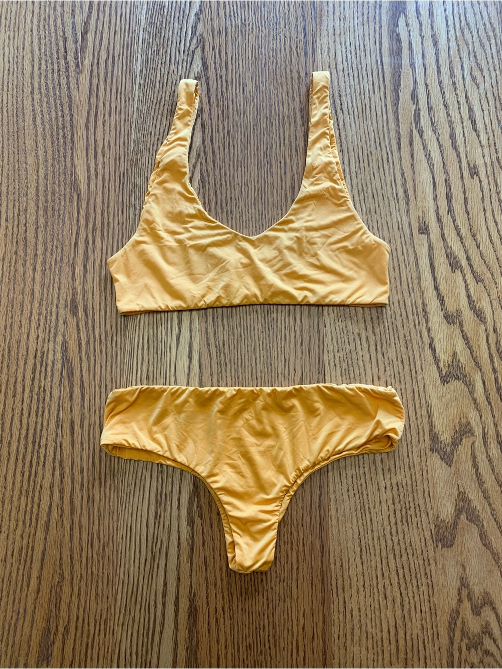 MAI Sunshine Scoop Bikini Set in Bright Orange